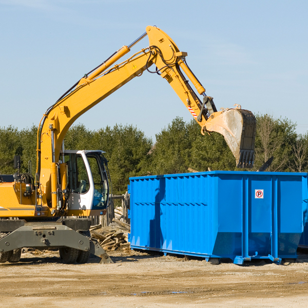 can i choose the location where the residential dumpster will be placed in Upper Freehold NJ